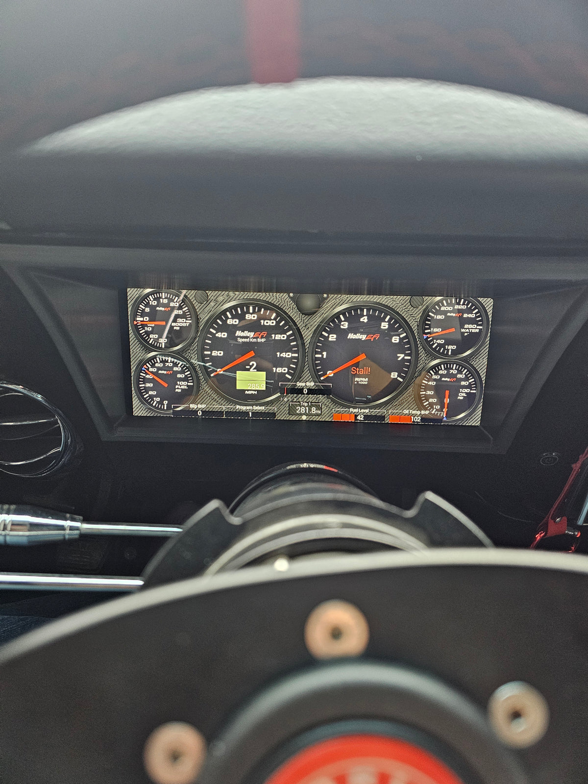 67/68 camaro holley 12 pro bezel